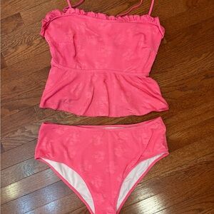 Pink Two-Piece Swimsuit